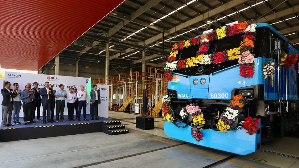 Indian Railways: Alstom Delivers 300th WAG12B Electric Locomotive At Nagpur Depot