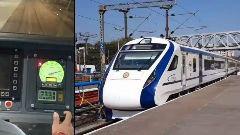 Watch: Bhopal-New Delhi Vande Bharat Express Cross Agra Section Of Indian Railways At 160 Kmph