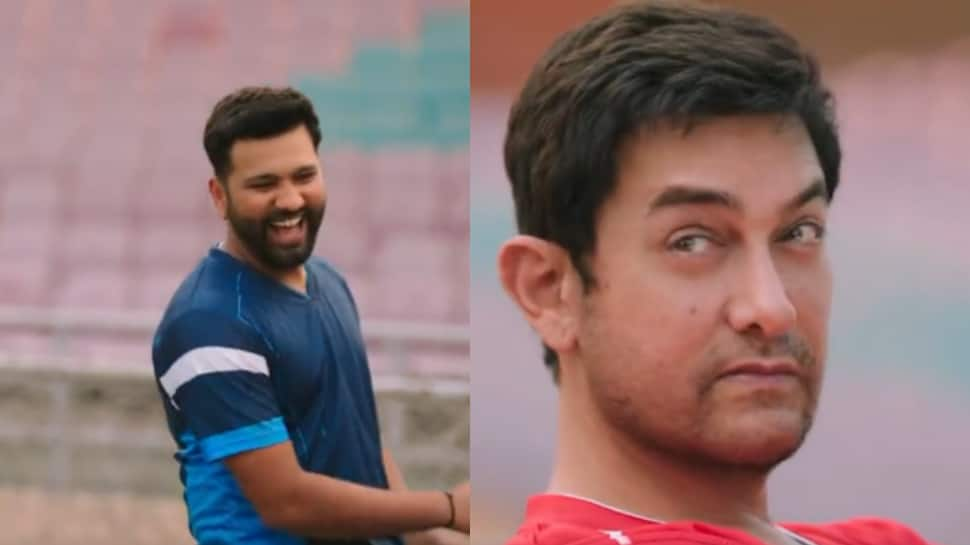 WATCH: Rohit Sharma Trolls Aamir Khan In New Ad, Says &#039;Aap To Award Lene..&#039;