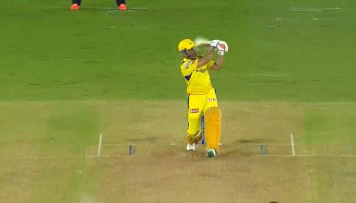 Watch: MS Dhoni Turns Back Clock, Hits Huge Six In Last Over; Video Goes Viral