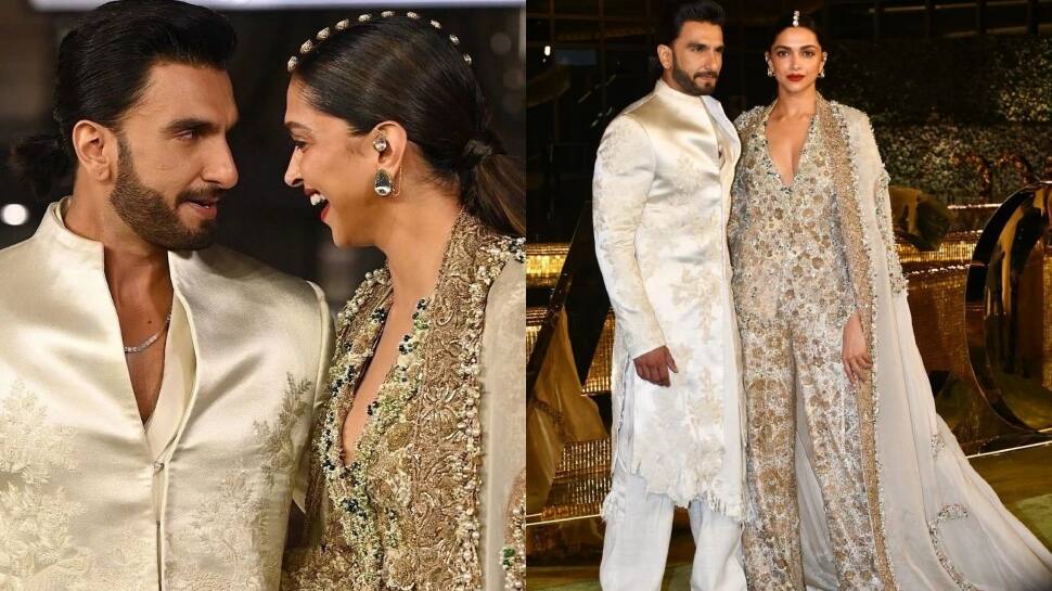 Deepika Padukone and Ranveer Singh spotted at a party holding hands