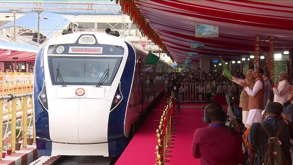 PM Narendra Modi Flags-Off Bhopal-New Delhi Vande Bharat Train; See Pics