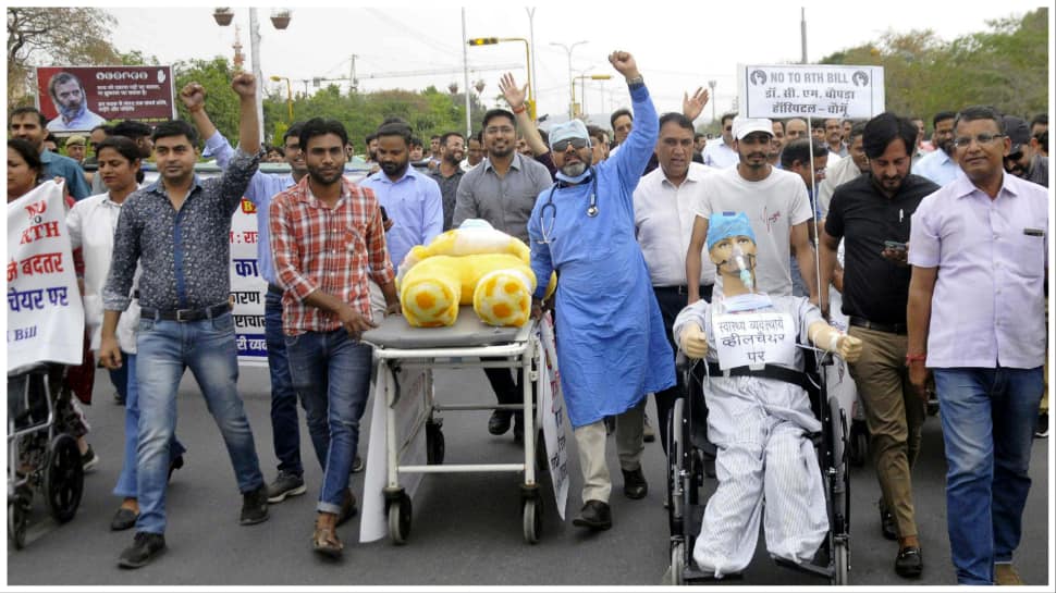 Rajasthan Doctors Strike: Medical Facilities Cripple As Doctors&#039; Protest Against Right To Health Bill Continue For 13th Day