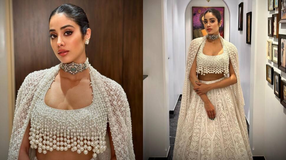 Janhvi Kapoor Steals The Show In Stunning Outfits, Actress Looks Drop-Dead  Gorgeous In Ethnic | News | Zee News