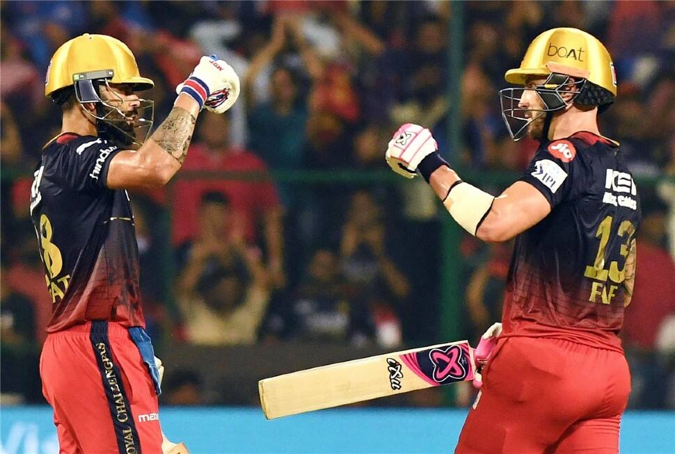 Virat Kohli notched 50th IPL fifty for Royal Challengers Bangalore and put on 148 runs for the opening wicket with his skipper Faf du Plessis against Mumbai Indians in Match No. 5 of IPL 2023. (Photo: IANS)