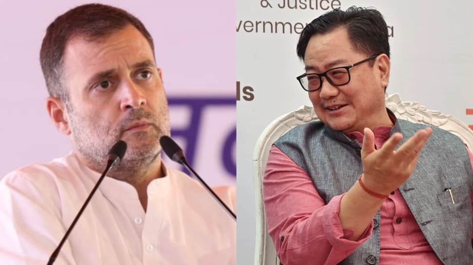 Kiren Rijiju Slams Rahul Gandhi For &#039;Drama&#039; Ahead Of His Appeal Against Conviction In Defamation Case