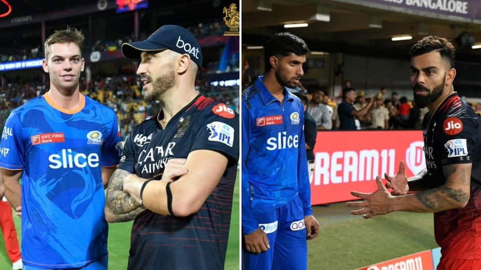 IPL 2023: Kohli, Faf du Plessis Share Tips With MI&#039;s Tilak And Co - See Pics