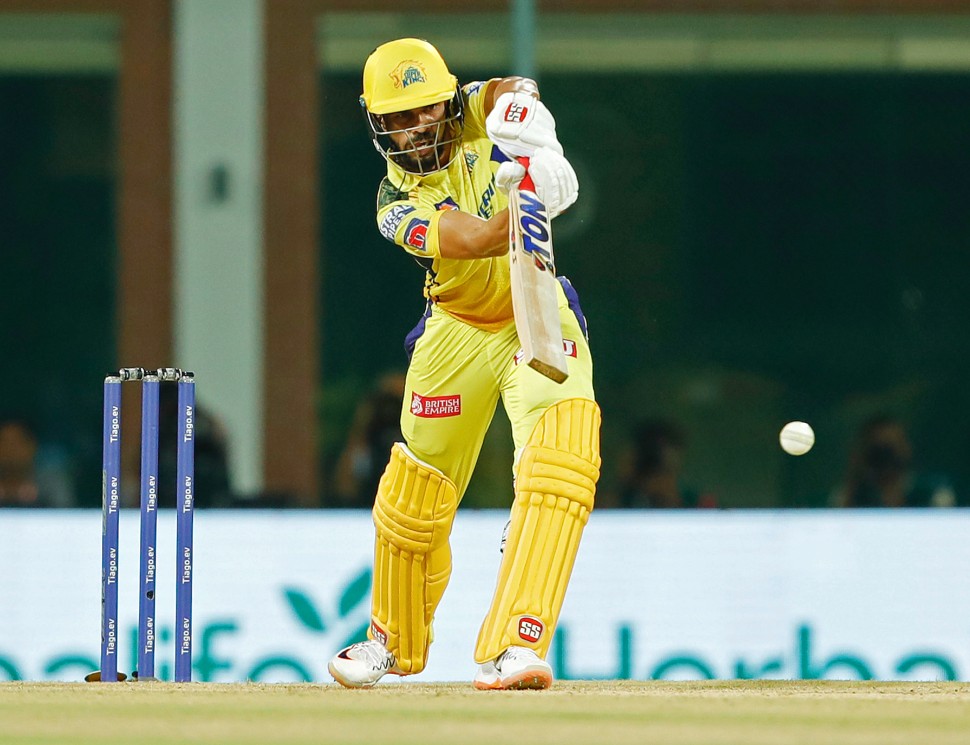 CSK opener Ruturaj Gaikwad scored his second successive fifty of IPL 2023. Gaikwad is now joint-second with Michael Hussey for the most 50-plus scores (13) by CSK openers in the IPL. Faf du Plessis leads the chart with 16 such scores. (Photo: ANI)