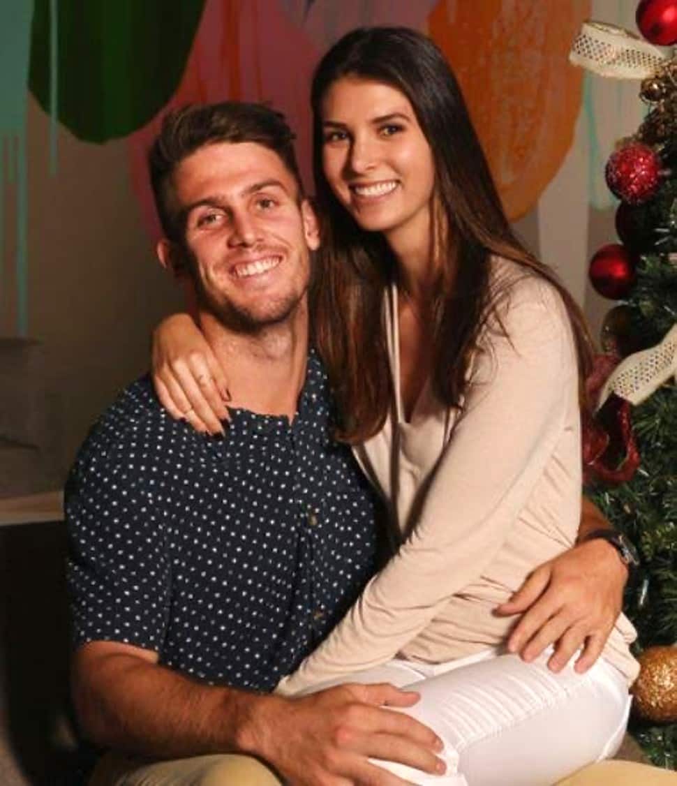 Delhi Capitals all-rounder Mitchell Marsh is married to Great Mack. Greta is a former Australian rules footballer and a fitness enthusiast. The couple got married in 2019. (Source: Instagram)
