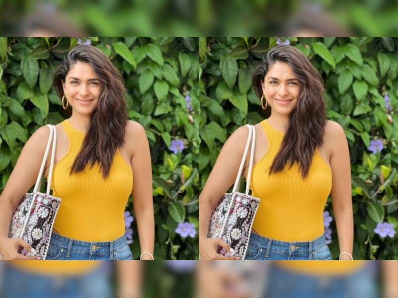 Mrunal Thakur Sizzles In Blue Bikini In Recent Photo Dump From Her ...