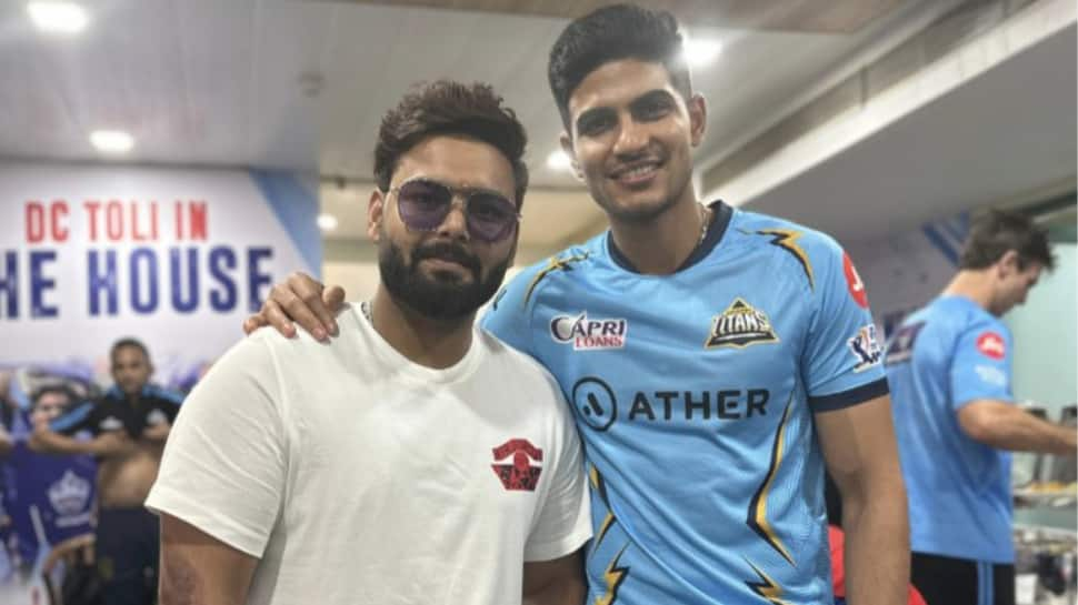 Rishabh Pant Enters Gujarat Titans Dressing Room To Meet Shubman Gill; See Pic