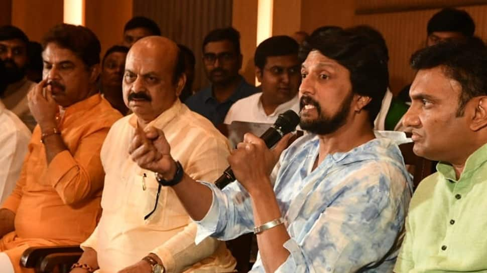 BJP, Congress Trade Barbs Over Kichcha Sudeep&#039;s Support To Karnataka CM