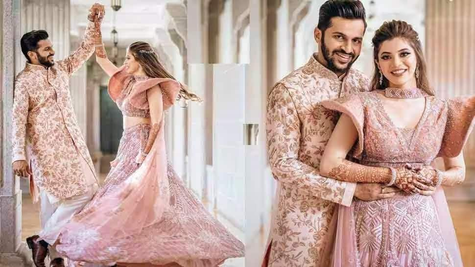 The intimate engagement ceremony of Shardul Thakur and Mitali Parulkar was held at a facility of the Mumbai Cricket Association (MCA) in the Bandra Kurla Complex (BKC) and was attended by around 75 people including the couple's close friends and family members. (Source: Twitter)