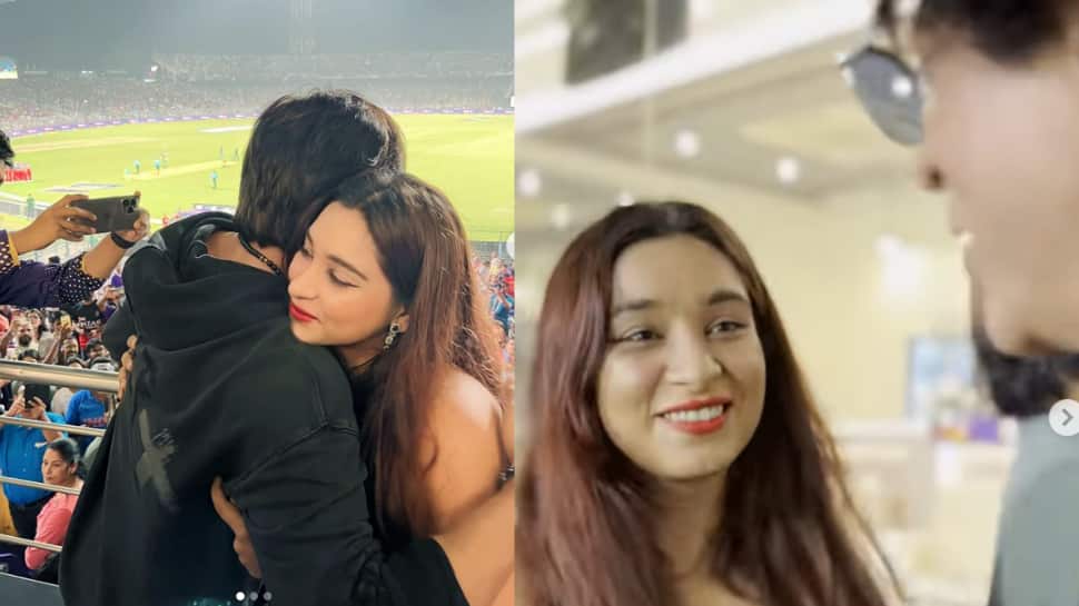 Watch: Nitish Rana&#039;s Wife Saachi Marwah Hugs Shah Rukh Khan; Shares Her &#039;Carpe Diem&#039; Moment On Insta