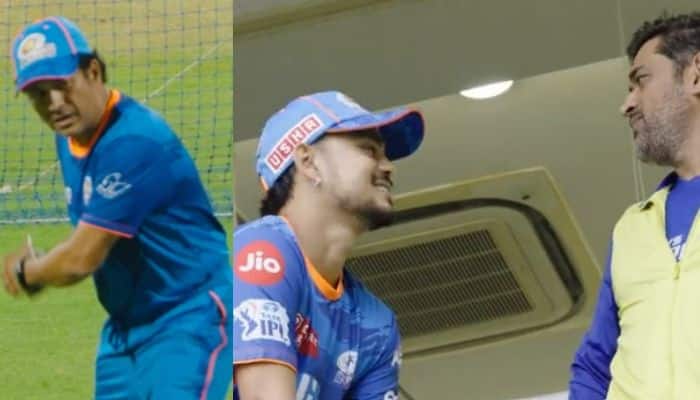 Watch: MS Dhoni Meets Ishan Kishan; Sachin Tendulkar Visits Wankhede Stadium Ahead Of MI vs CSK in IPL 2023