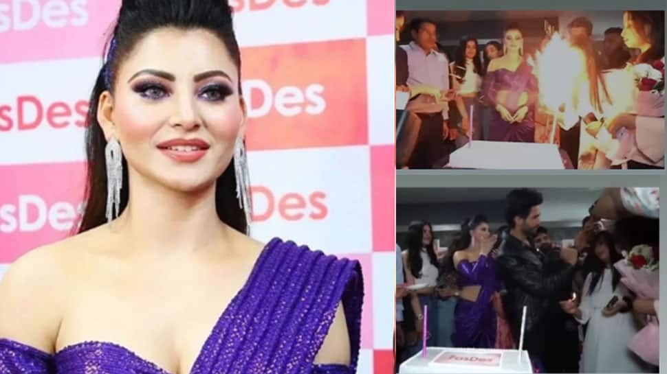 Urvashi Rautela And Rohit Khandelwal Step Up To Help A Girl After Candle Bursts Into Flames At Fashion Event