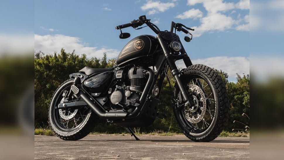 This Modified Royal Enfield Meteor 350 Is An Alpha Bike With Imposing