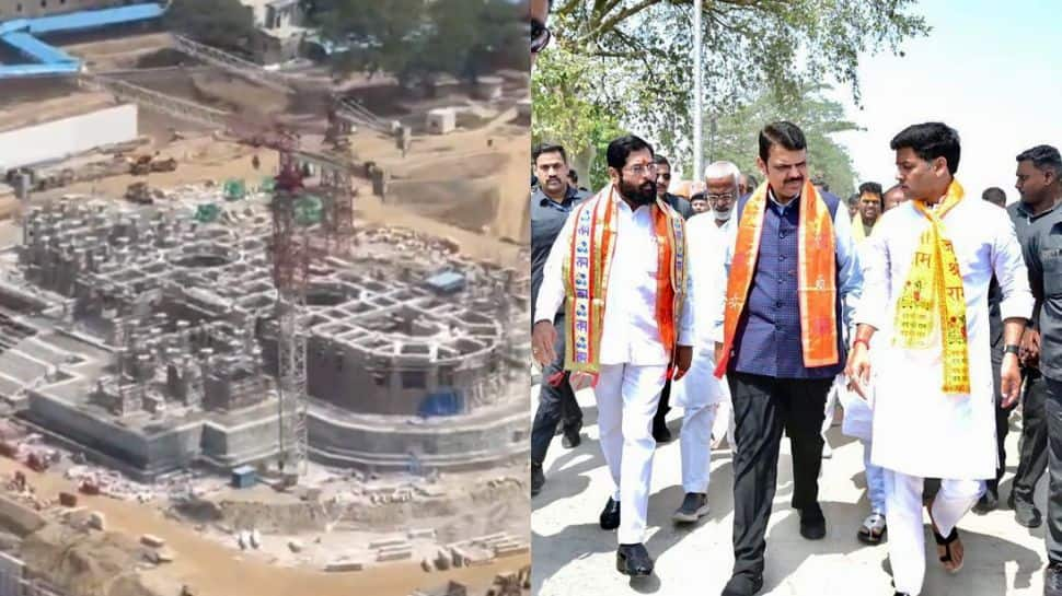 Maharashtra Deputy CM Devendra Fadnavis Gives A Glimpse Of Ram Temple Construction In Ayodhya - Watch