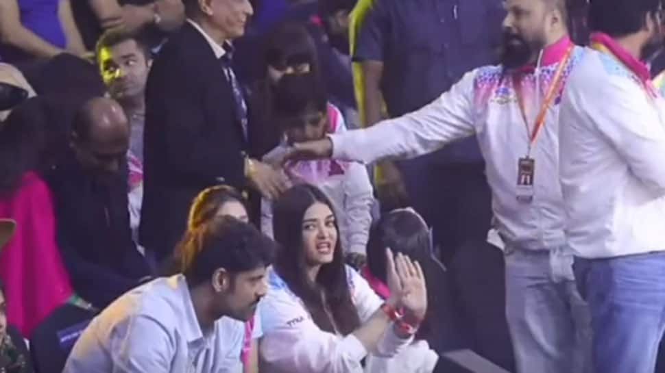 Aishwarya Rai Looks Miffed In This Viral Video, Netizens Think She Snapped At Abhishek And Navya – Watch