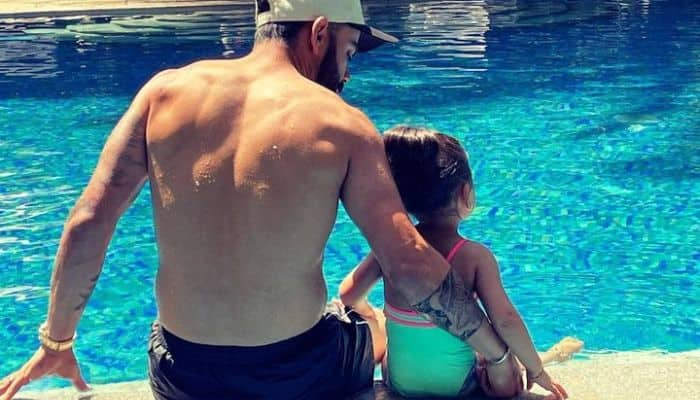 Virat Kohli&#039;s Adorable Poolside Photo With Daughter Vamika Melts Hearts