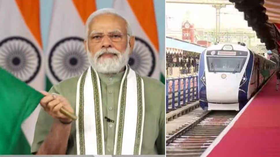 PM Narendra Modi Flags Off Delhi-Jaipur-Ajmer Vande Bharat Express: See Pics