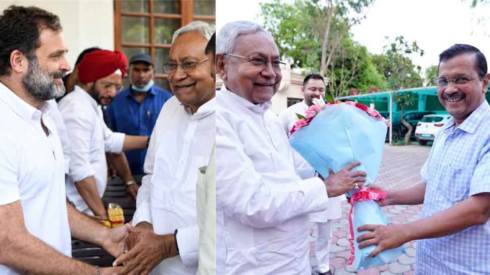 To Bolster Opposition Unity Ahead of 2024 Lok Sabha Polls, Nitish Kumar Meets Rahul Gandhi, Arvind Kejriwal