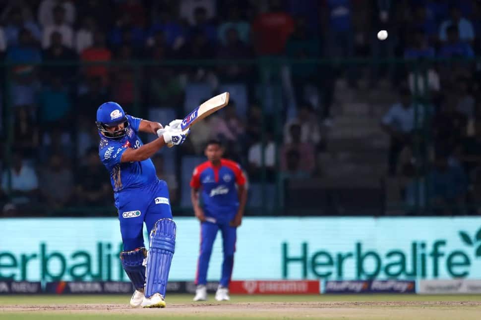 Mumbai Indians captain Rohit Sharma has the record of hitting 23 sixes in the final over of an IPL match. Rohit has achieved this record while playing for MI and Deccan Chargers (now Sunrisers Hyderabad). (Photo: BCCI/IPL)