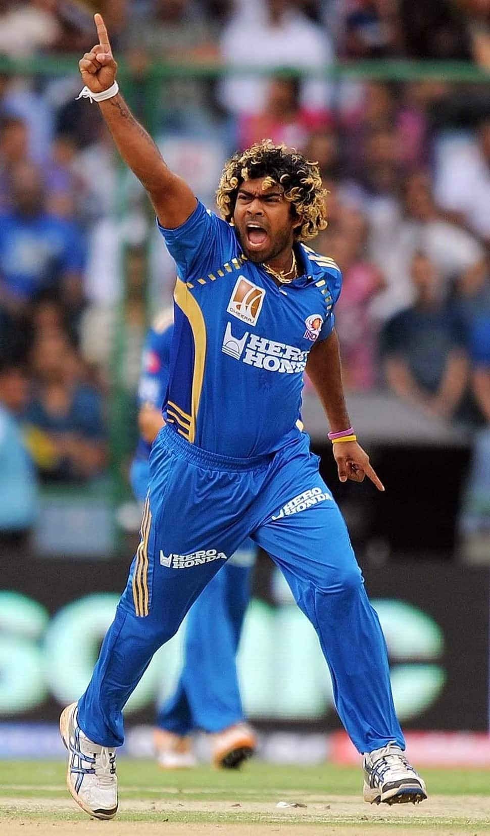 Former Sri Lanka and Mumbai Indians pacer Lasith Malinga is the second fastest to claiming 100 IPL wickets, taking just 70 matches. Malinga achieved this feat in IPL 2013. (Source: Twitter)