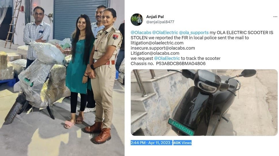 Girl Locates Her Stolen Ola S1 Electric Scooter Using GPS Technology, Here&#039;s How