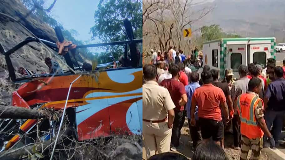 12 dead, 27 Injured As Bus Falls Into Ditch In Maharashtra's Raigad ...