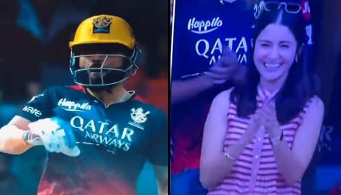 Virat Kohli's Wild Celebration After Scoring Fifty In RCB vs DC Game Goes Viral, Anushka Sharma Overjoyed In Stands - Watch