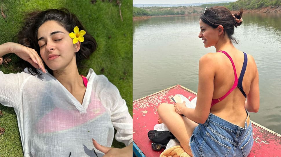 Ananya Panday Shares Glimpses From Holiday, Chills In Swimwear, Denim, See Pics