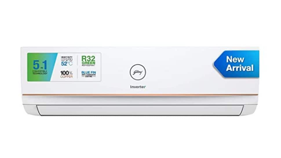 Godrej 1 ton 3 star, 5-in-1 convertible cooling inverter split AC