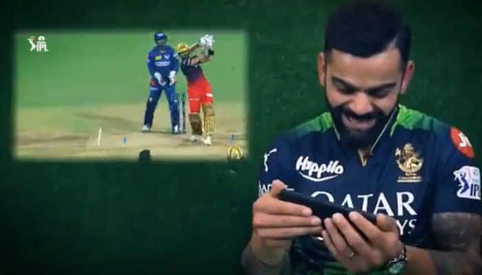 Watch: Virat Kohli Can&#039;t Stop Laughing After Watching Bhojpuri Commentary On His Batting, Video Goes Viral