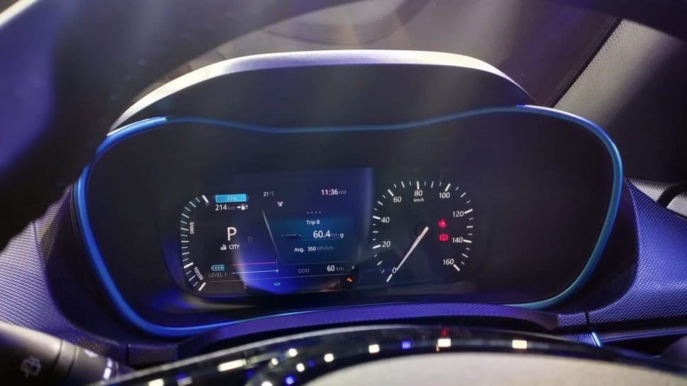 Tata Nexon EV Max Dark Edition Instrument Cluster