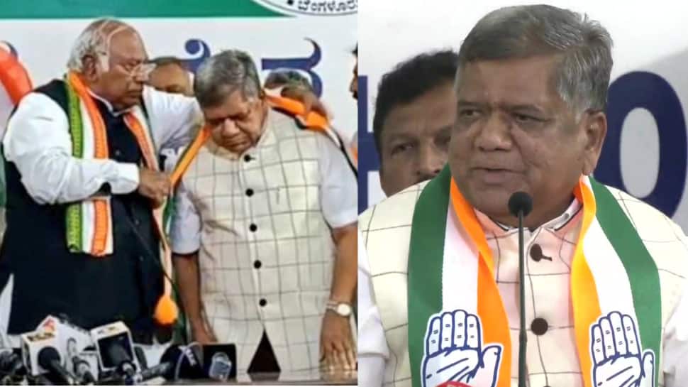 Denied Ticket By BJP For Karnataka Polls, Ex-CM Jagadish Shettar Joins Congress