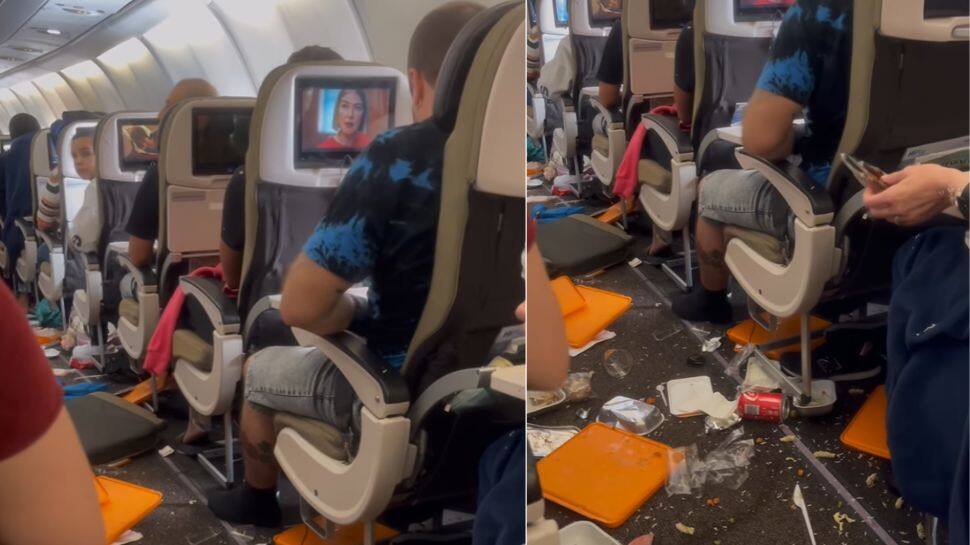 Watch: Scary Turbulence Captured On Camera As Drinks Spill Inside Flight Cabin