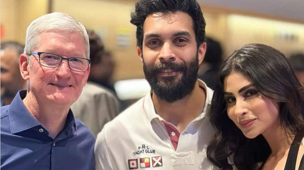 Mouni Roy Gets Clicked With Tim Cook