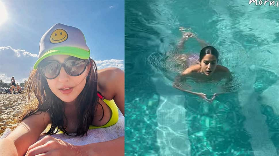 Sara Ali Khan's combo to beat Monday blues: Pool, pink bikini