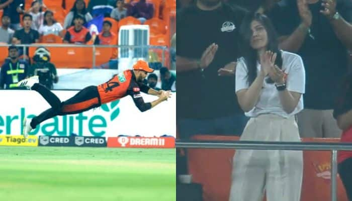 Watch: Kaviya Maran&#039;s Reaction To Aiden Markram&#039;s Diving Catch To Dismiss Suryakuamar Yadav Goes Viral