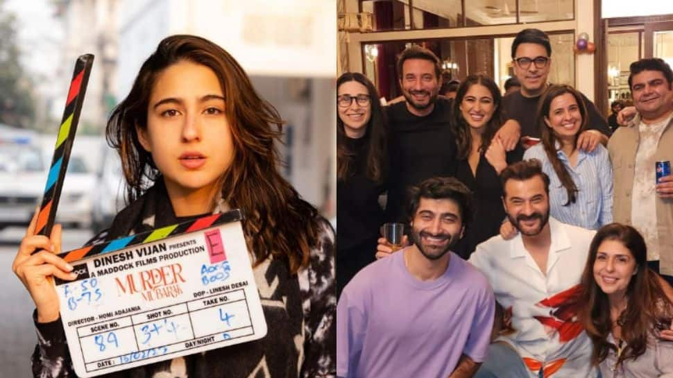 Sara Ali Khan Poses With Karisma Kapoor As They Wrap ‘Murder Mubarak’ Delhi Schedule- See Pics 