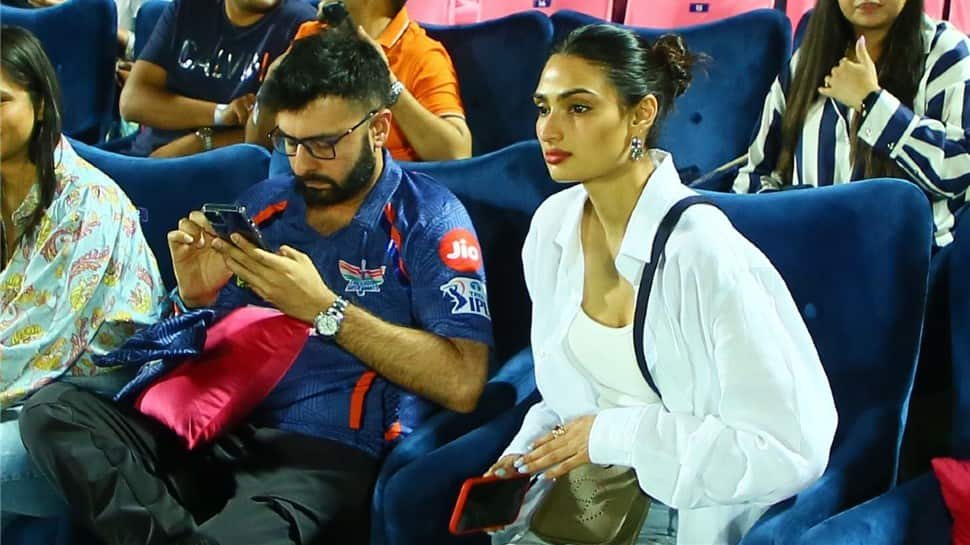 WATCH: Athiya Shetty Cheers For Husband KL Rahul’s 103m Six Against Yuzvendra Chahal In Jaipur