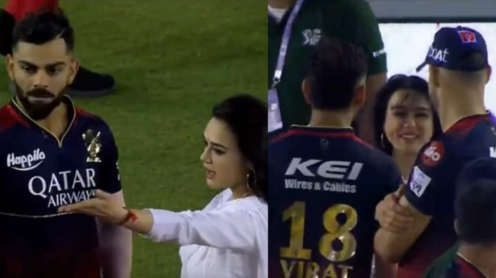 Virat Kohli, Preity Zinta Share A Laugh After RCB Beat PBKS In IPL 2023 - Watch