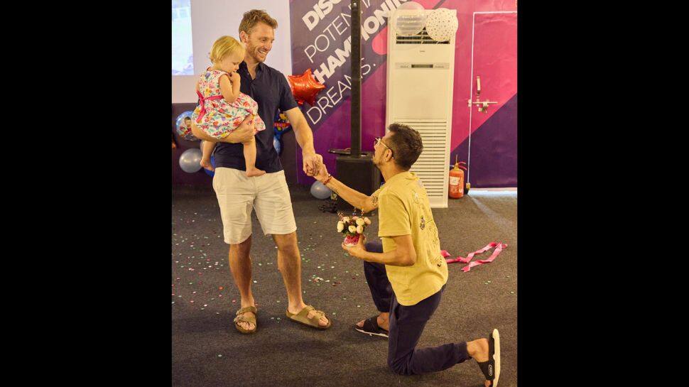 WATCH: Yuzvendra Chahal Gets Down On One Knee To Propose To Jos Buttler, Video Goes Viral