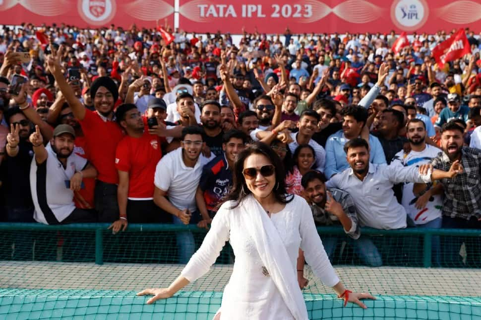 Bollywood star and co-owner of Punjab Kings has been supporting her team in most matches of IPL 2023 at Mohali. (Photo: BCCI/IPL)