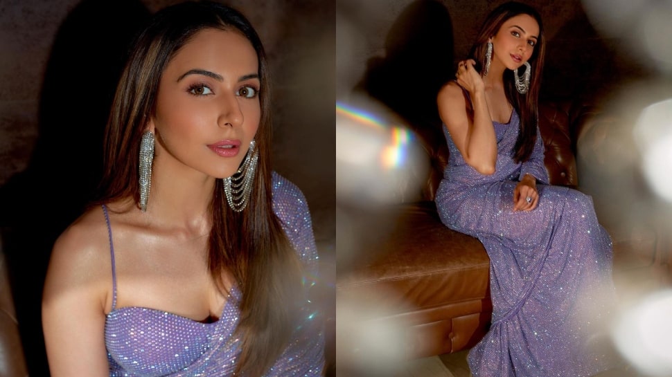 Rakul Preet Singh Stuns In Lilac Sequins, Check Out Her Gorgeous Saree  Looks - In Pics | News | Zee News