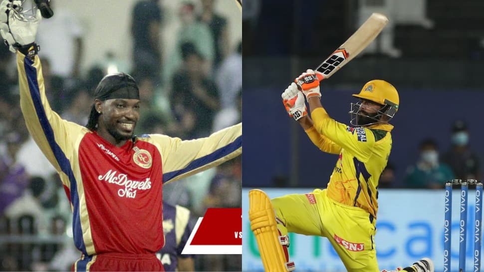 Chris Gayle, Ravindra Jadeja smashing 37 in an over