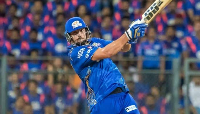 Watch: Tim David Smashes Colossal 114-Meter Six, Leaves Mumbai Indians&#039; Dugout In Awe