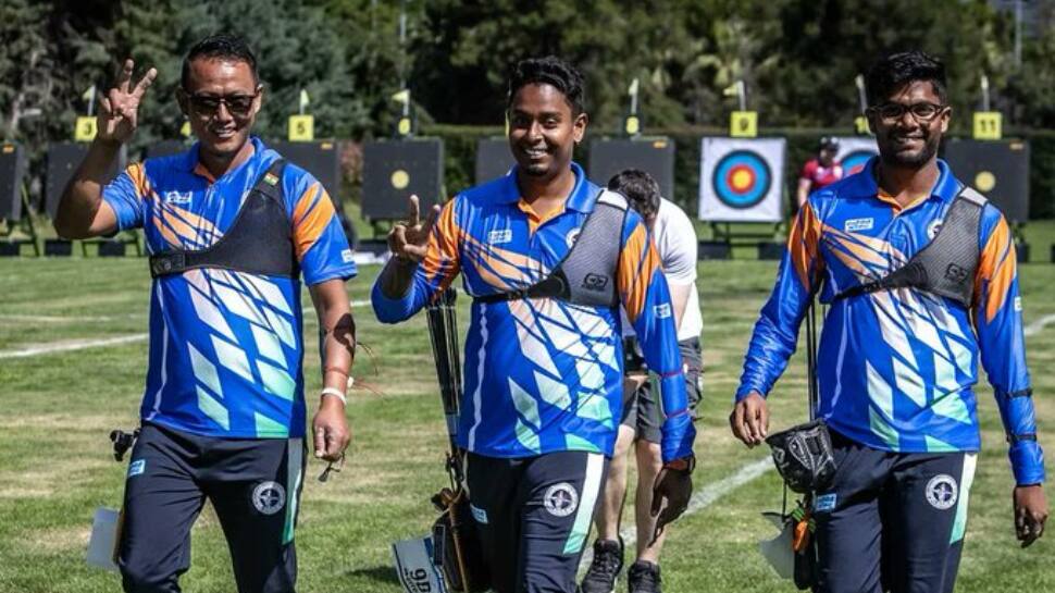 Archery World Cup: Indian Men&#039;s Recurve Team Bag Silver