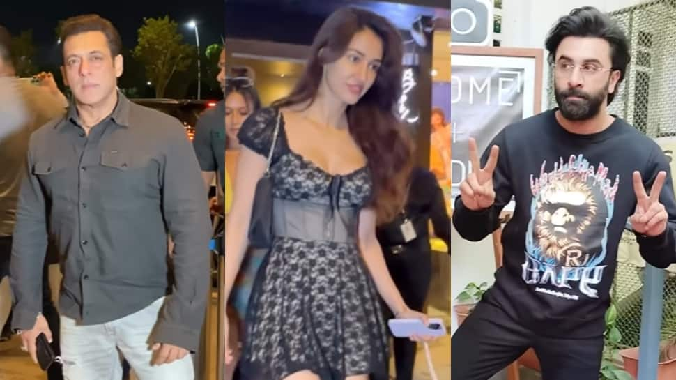 Celebs In Pics: SRK, Salman Khan, Disha Patani, Ranbir Kapoor Step Out In Black